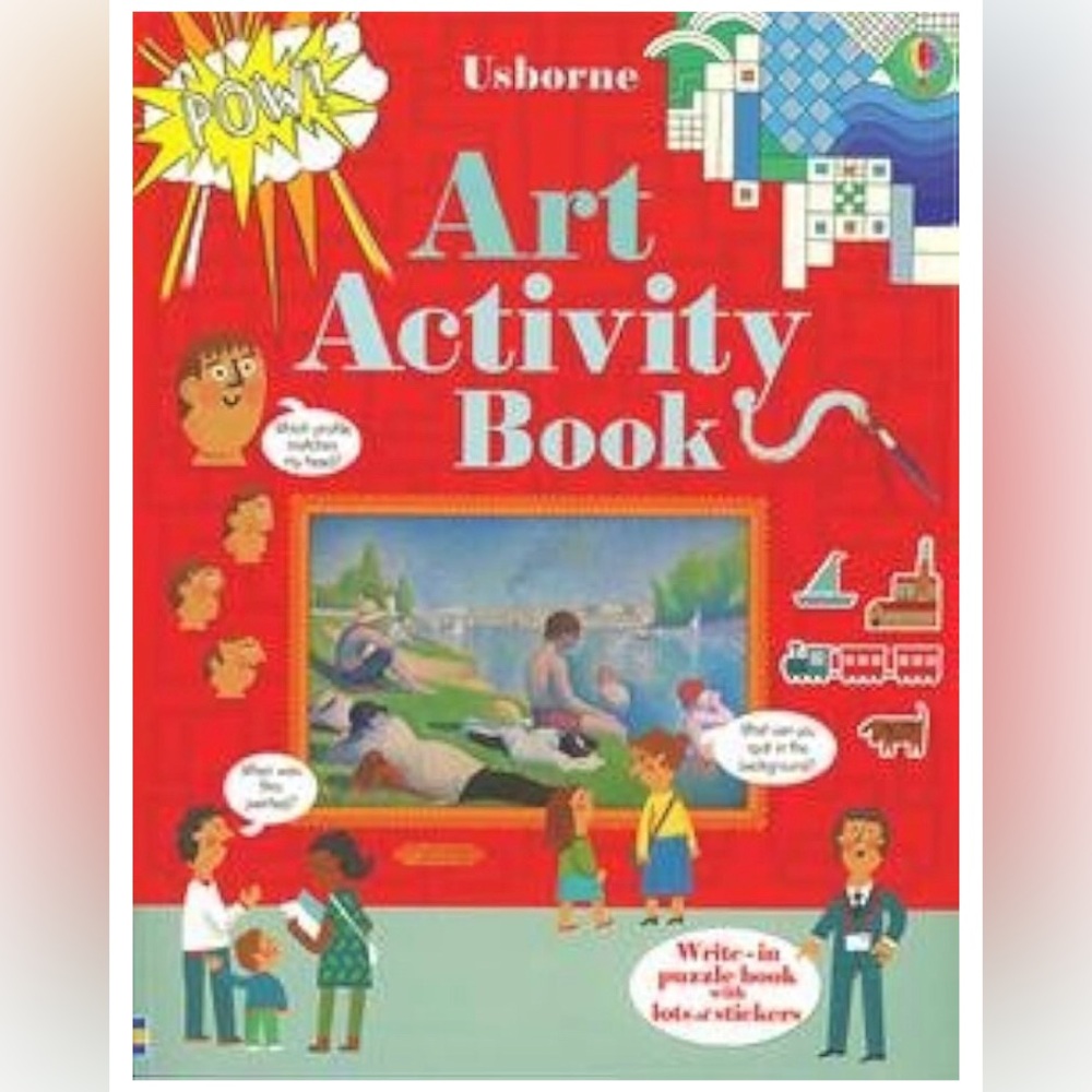 5for$20📗Usborne Art Activity Book